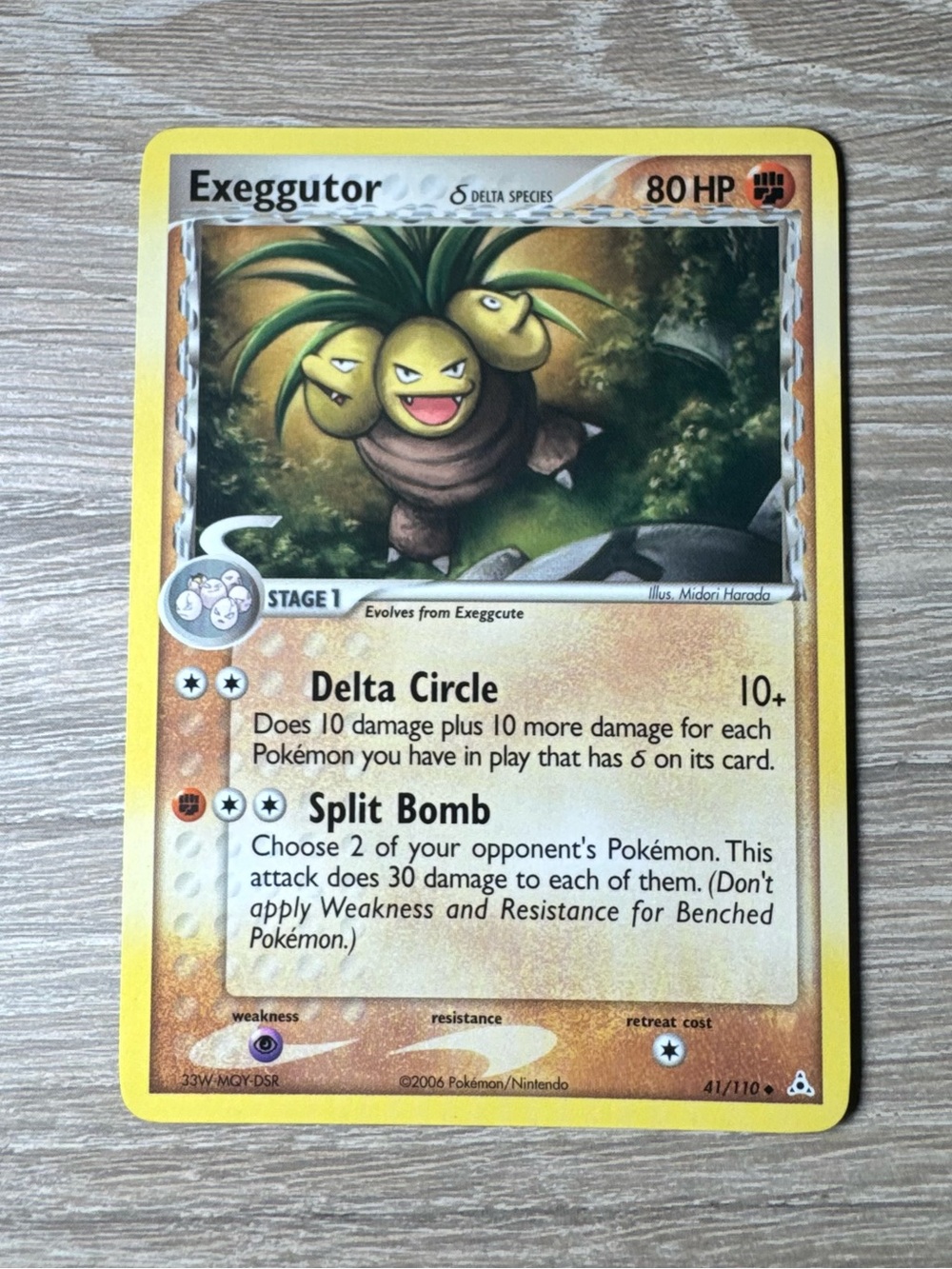 Exeggutor #41/110/Pokemon Holon Phantoms